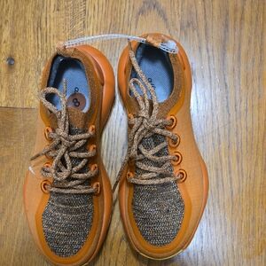 Allbirds Orange and Brown Athletic Shoes